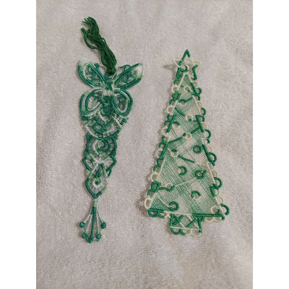 Handmade Crochet Christmas Tree Ornament &‎ Angel Tassel Decoration